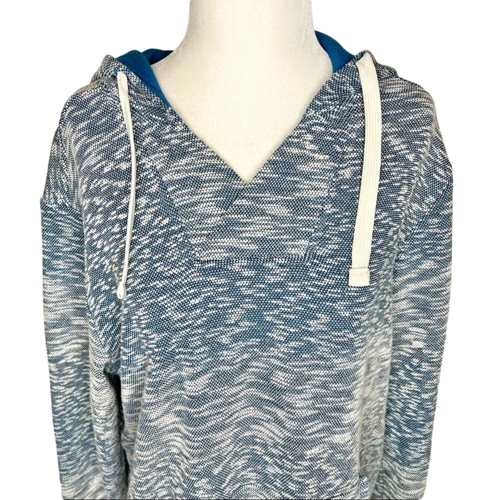 Hang Ten Baja Pullover Hoodie Blue Large - Picture 2 of 12